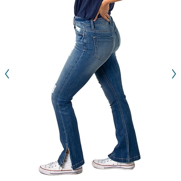 Indigo Rein Juniors Flare Leg Jeans WORN ONCE 15 - Picture 3 of 11